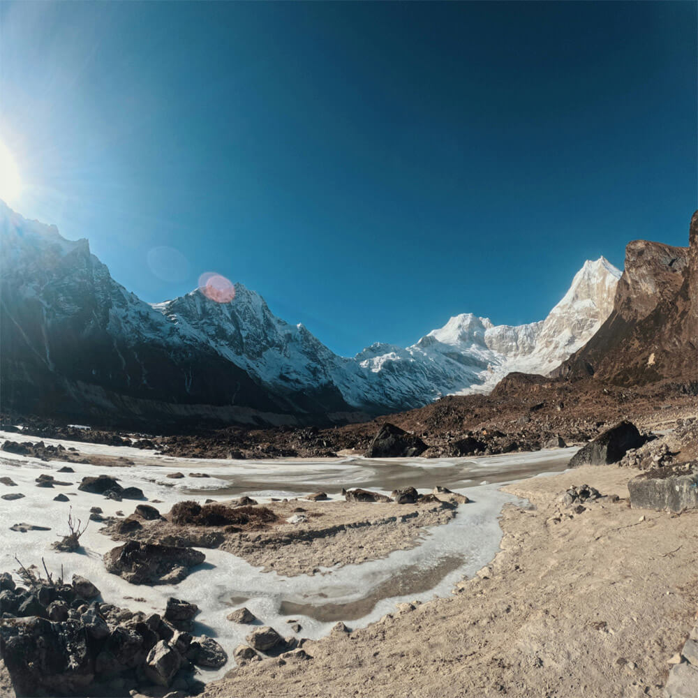 Manaslu Circuit Trek map